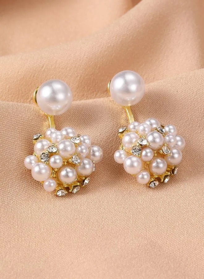 Take Two Faux Pearl Earrings