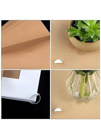 Generic HAR GOVIND DADA Transparent Putty Traceless Removable Sticky Putty Double-Sided Adhesive Round Putty Multipurpose Tape Nano Gel Mat for Wood, Glass for Festival Decoration (70)  - Image 4