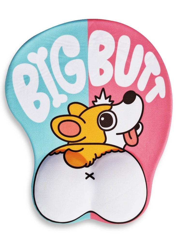 Generic - Mini Hand Mouse Pad With Gel Wrist Support Band , Cute Design HD Print Pattern Desk Mat, Extended Mouse Pad and Keyboard Mouse Pads, Waterproof Fabric Surface Mouse Pads for Office, Anti-Slip Rubber Base - Image 1