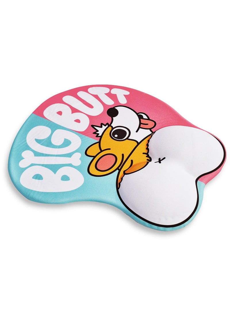 Generic - Mini Hand Mouse Pad With Gel Wrist Support Band , Cute Design HD Print Pattern Desk Mat, Extended Mouse Pad and Keyboard Mouse Pads, Waterproof Fabric Surface Mouse Pads for Office, Anti-Slip Rubber Base - Image 1