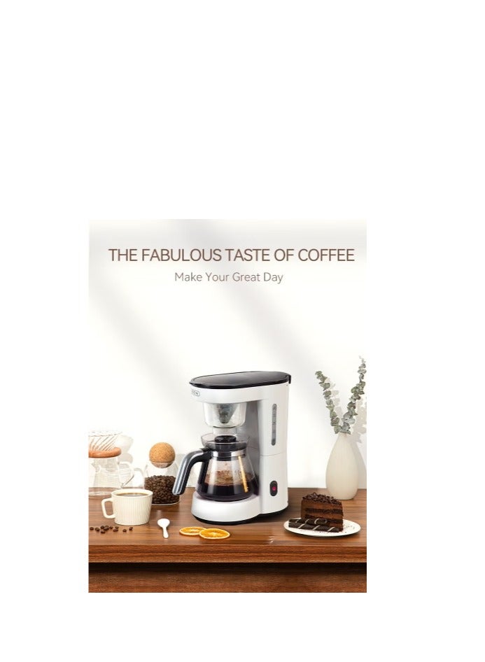 هيبرو آلة قهوة HiBREW 3 في 1 الأمريكية بالتنقيط وصانعة القهوة اليدوية إبريق زجاجي لصنع الشاي الساخن H12 أبيض - Image 5