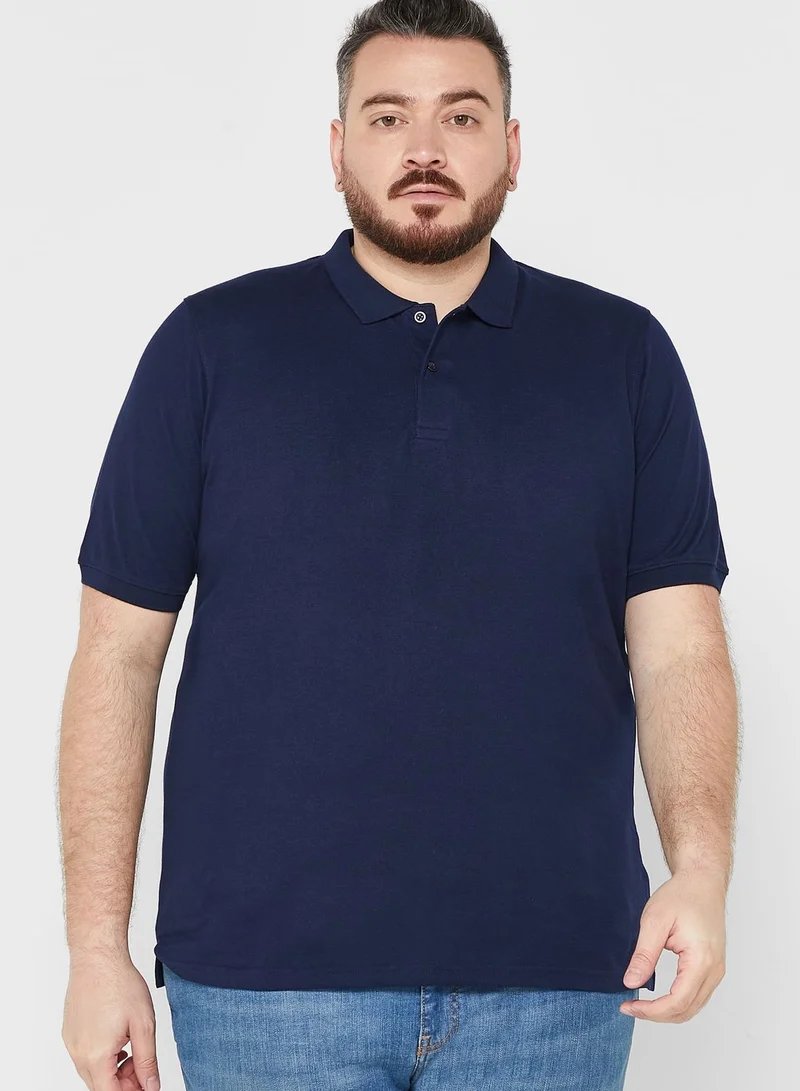Seventy Five Plus Size Polo Shirt