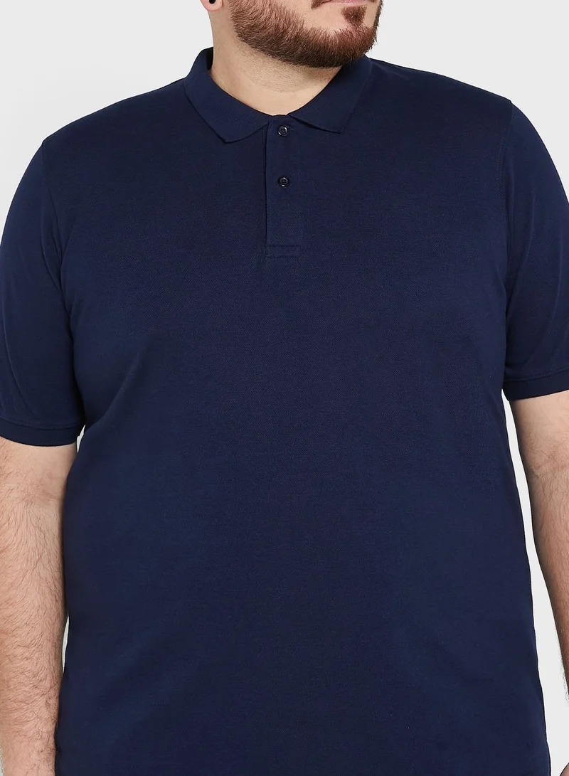 Seventy Five Plus Size Polo Shirt
