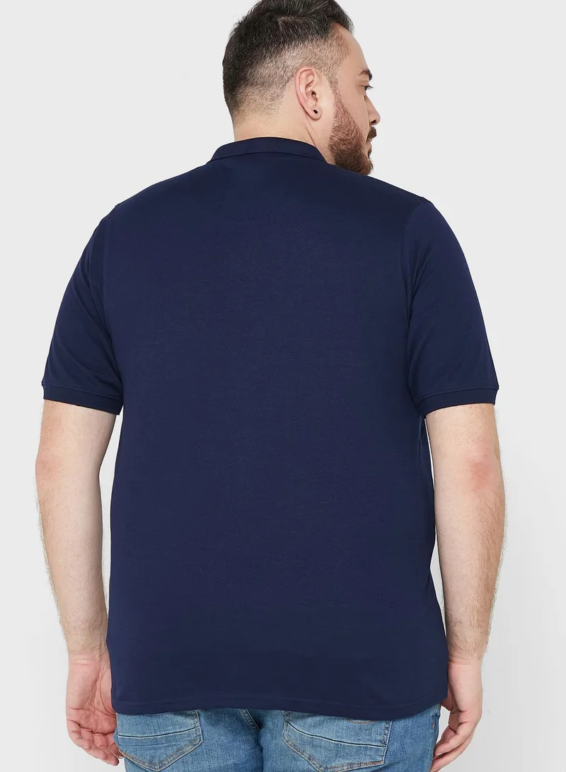 Seventy Five Plus Size Polo Shirt