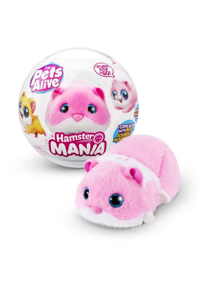بيتس ألايف لعبة كرة هامستر بيتس ألايف هامسترمانيا (زهرية) من زورو هامستر، حيوان أليف إلكتروني، أكثر من 20 صوتًا تفاعليًا، للبنات والأطفال - Image 1
