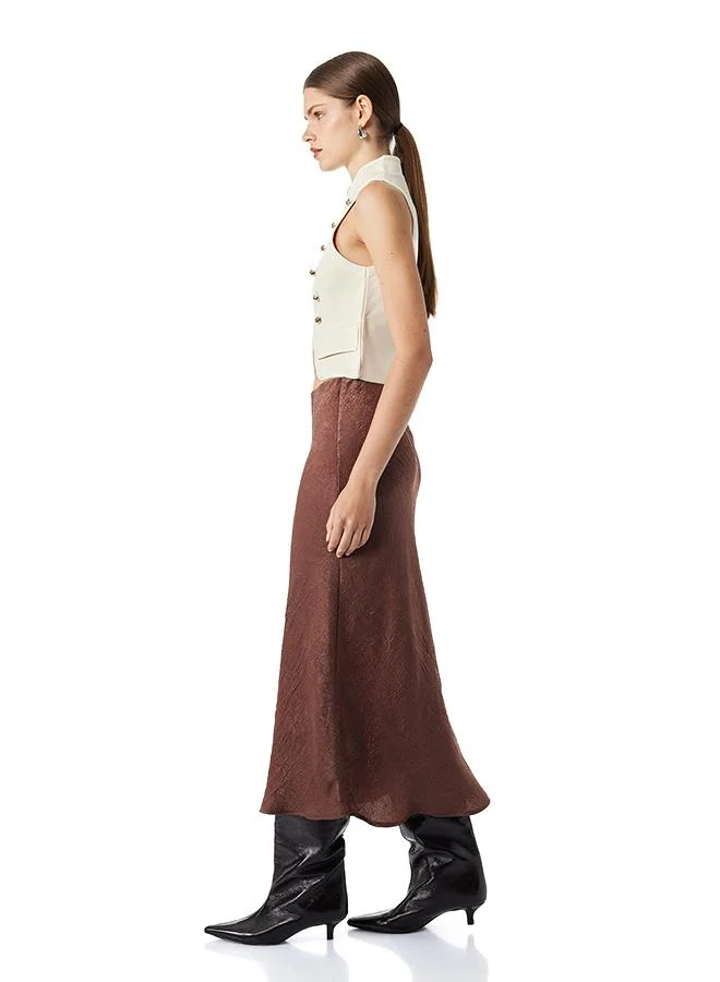 Koton  Satin Midi Skirt for Women | Best Price UAE