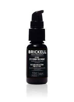 Brickell Men's Products Brickell Men's Dark Circle Under Eye Treatment Serum For Men, Natural and Organic Eye Gel to Firm Men's Wrinkles, Reduce Dark Bags Under Eyes, and Promote Youthful Skin, 0.65 Ounce, Unscented  - Image 1