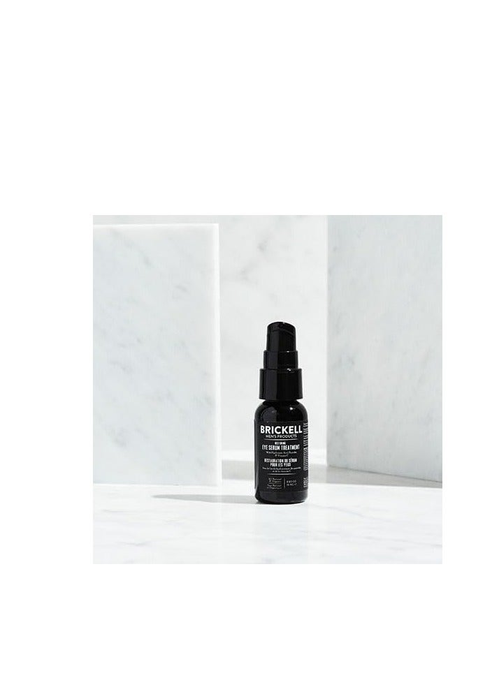Brickell Men's Products Brickell Men's Dark Circle Under Eye Treatment Serum For Men, Natural and Organic Eye Gel to Firm Men's Wrinkles, Reduce Dark Bags Under Eyes, and Promote Youthful Skin, 0.65 Ounce, Unscented - Image 2