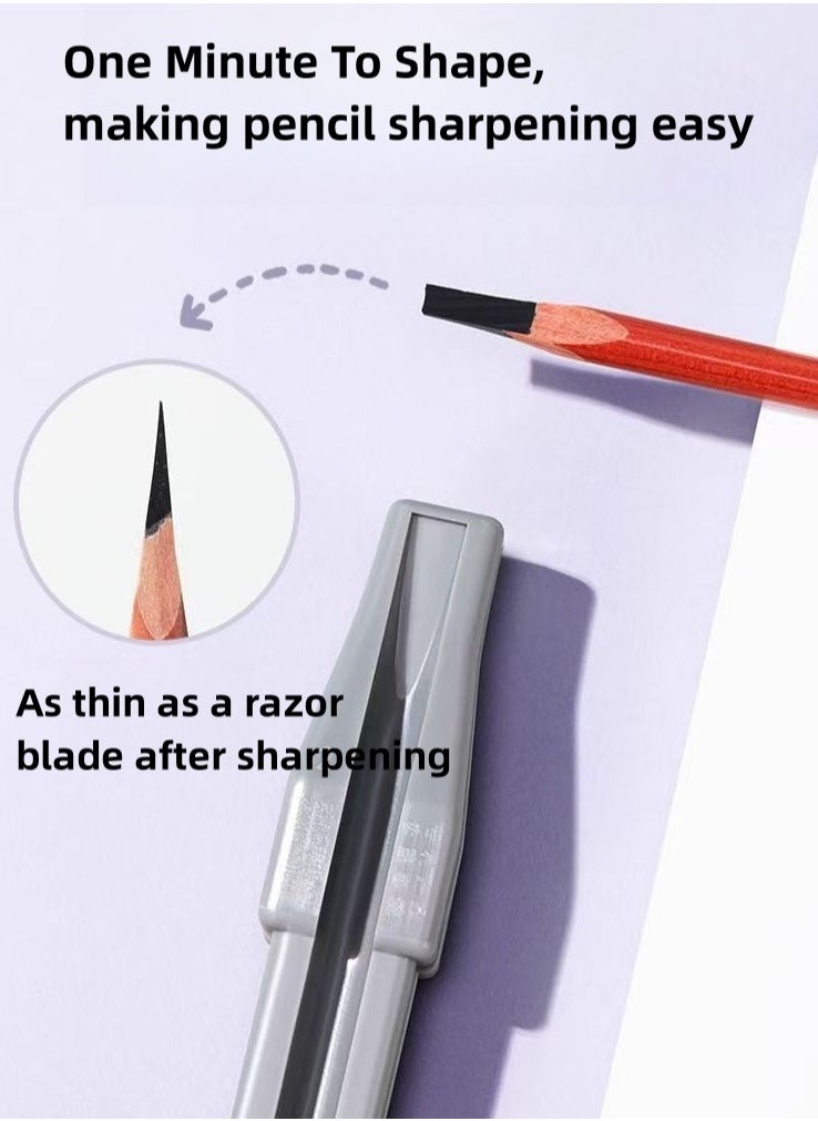 Generic Sharpening Tool Duckbill Sharpener For Eyebrow Pencil 4In1 Multifunctional Eyebrow Cosmetic Pencil Permanent Makeup Tool For Beginners & Professi  - Image 2