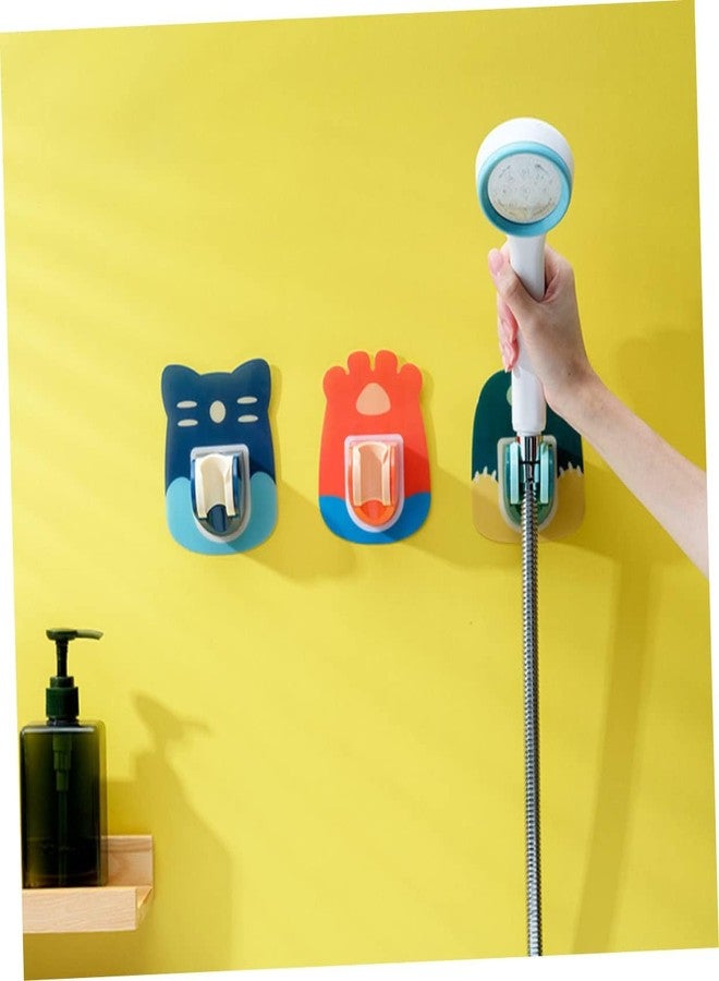 PIERCELL ENTERPRISE Piercell free shower bracket wand holder shower head sprinkler bracket handheld shower arm holder handheld showerhead holder shower wand bracket Adjustable lotus pod tub child 1pcs - Image 2