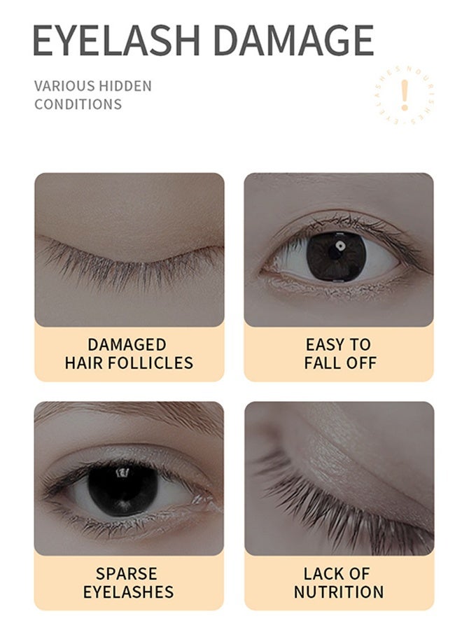 SADOER Eyelashes Growth Essence - Hair Brow Lash Serum Boosts Eyelash for Thicker Fuller Looking Lashes and Eyebrows Improves Short Eyelashes & Thin Brows Vegan Cruelty Irritation Free Formula - Image 5