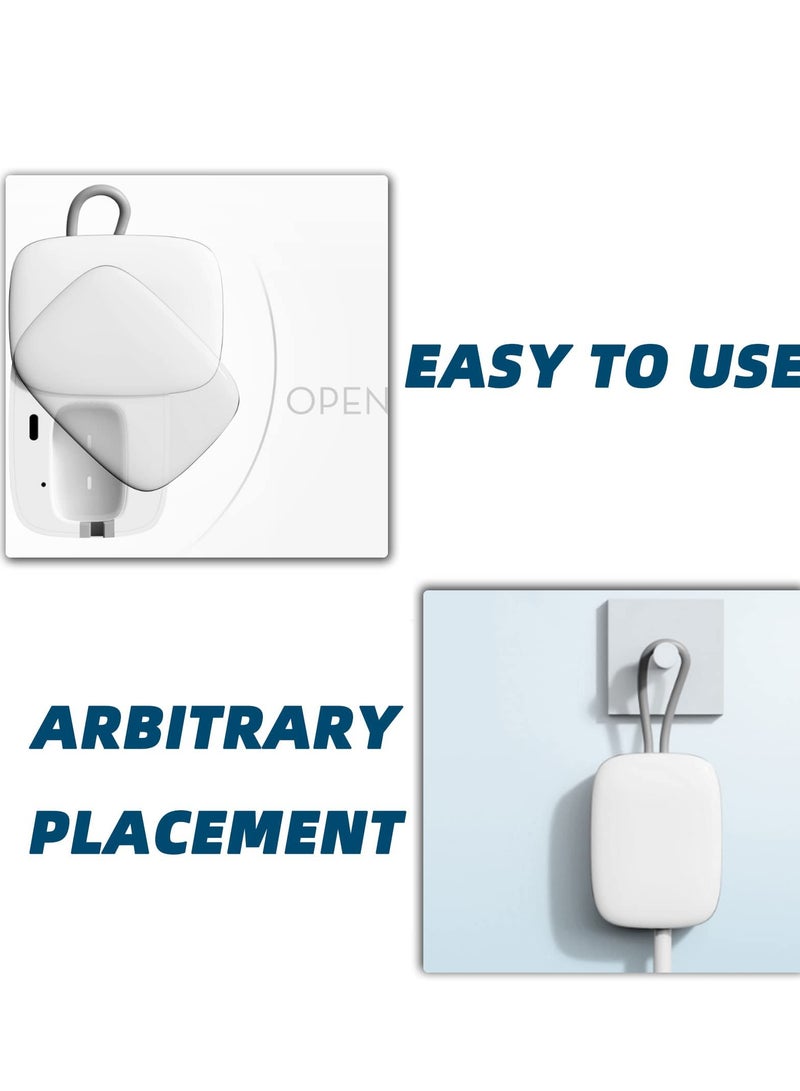 Portable Smart Travel Toothbrush Sanitizer Box - Effective Antibacterial Solution for Oral Health, Ideal for Bathroom and Travel (White) - Image 4