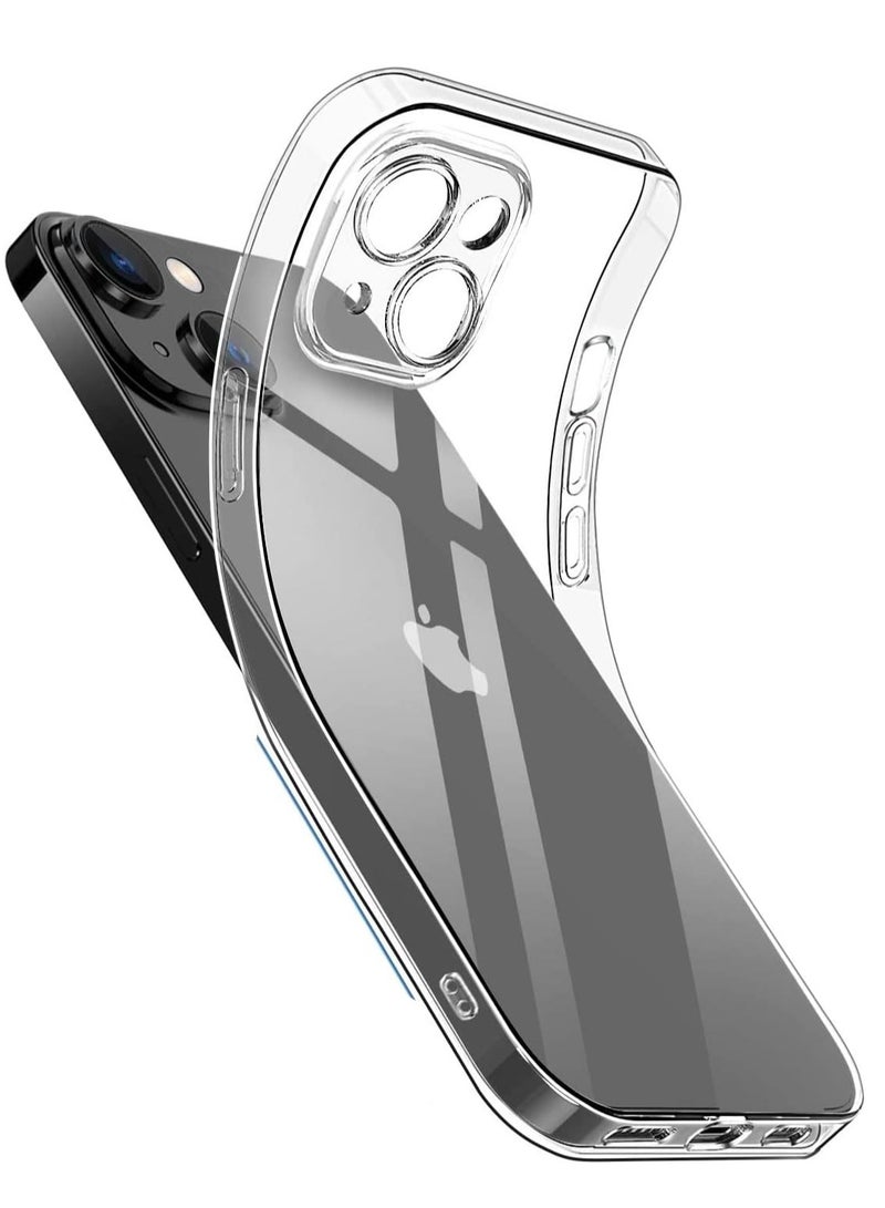 ELTRAZONE Premium Clear Case Compatible with iPhone 14 Back Cover With Full Camera Lens Coverage, Anti-Yellowing & Slim Case - Image 1