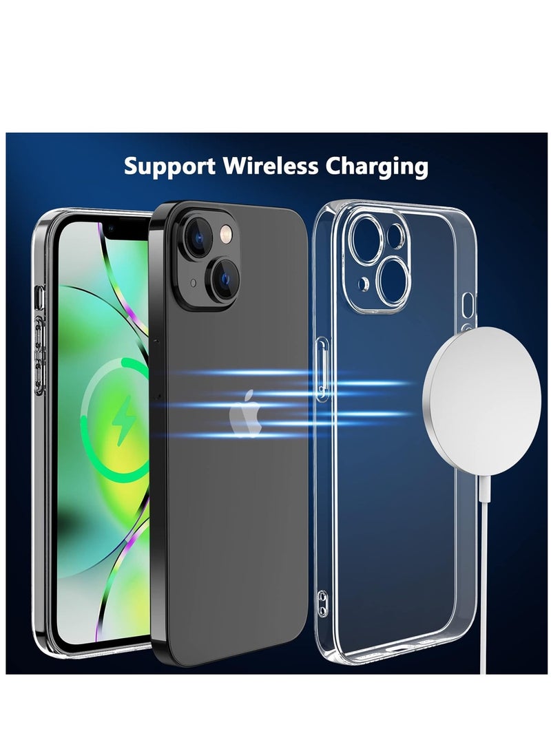 ELTRAZONE Premium Clear Case Compatible with iPhone 14 Back Cover With Full Camera Lens Coverage, Anti-Yellowing & Slim Case - Image 5