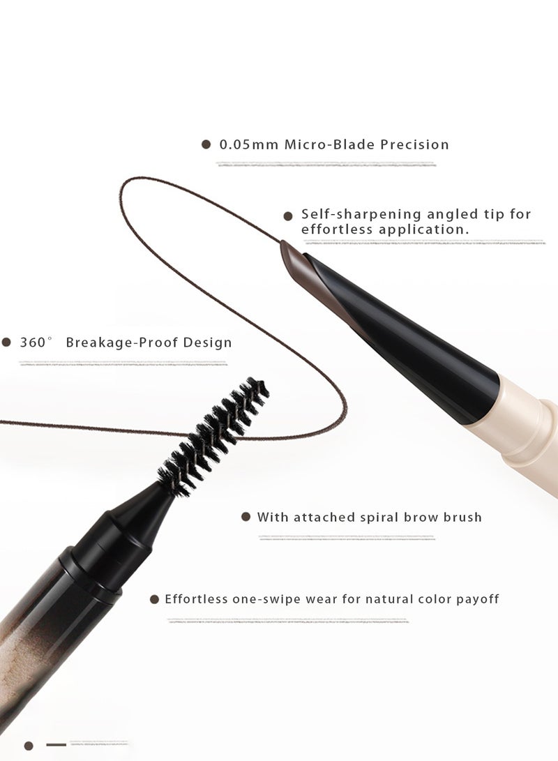 Novo Dual-Ended Precision Brow Pencil Eyebrow Pencil– Create Natural, Defined Brows - Image 3