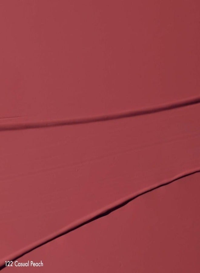 سيفورا مجموعة سيفورا أحمر شفاه سائل يدوم 10 ساعات 122 كاجوال بيتش - وردي خوخي مطفي 5 مل - Image 3