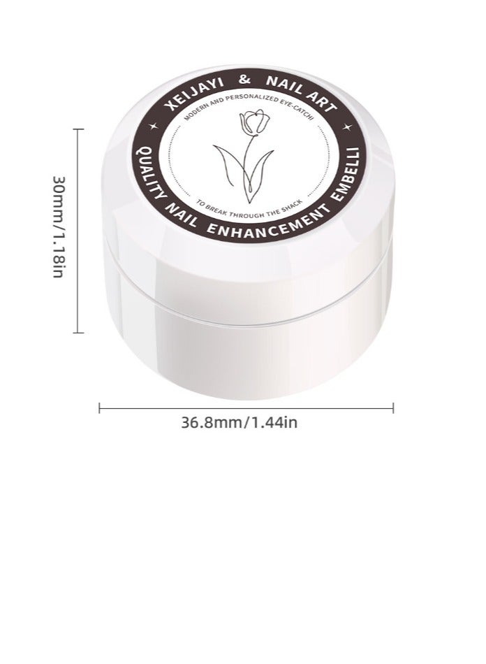 الواحة-TH جل عنكبوتي ذهبي اللون لفن الأظافر، تصميم طلاء جل نقع الأظافر DIY من نقطة إلى خط الرسم ونقش ثلاثي الأبعاد لفن الأظافر، طلاء جل عنكبوتي سلكي لرسم الأظافر والديكور - Image 2