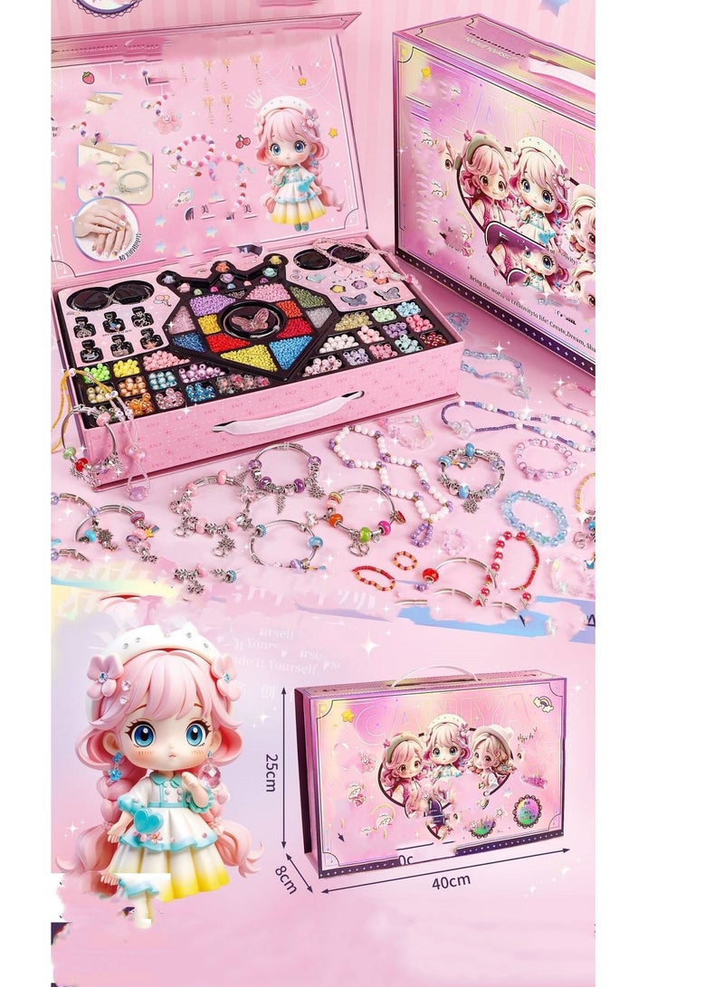 Children's Handmade Bead Decoration Princess Jewelry Box Creative Toy  - Image 2