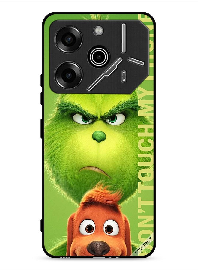 Covernex Tecno Pova 6 Pro 5G Protective Case Cover Don't Touch My Phone Angry - Image 1