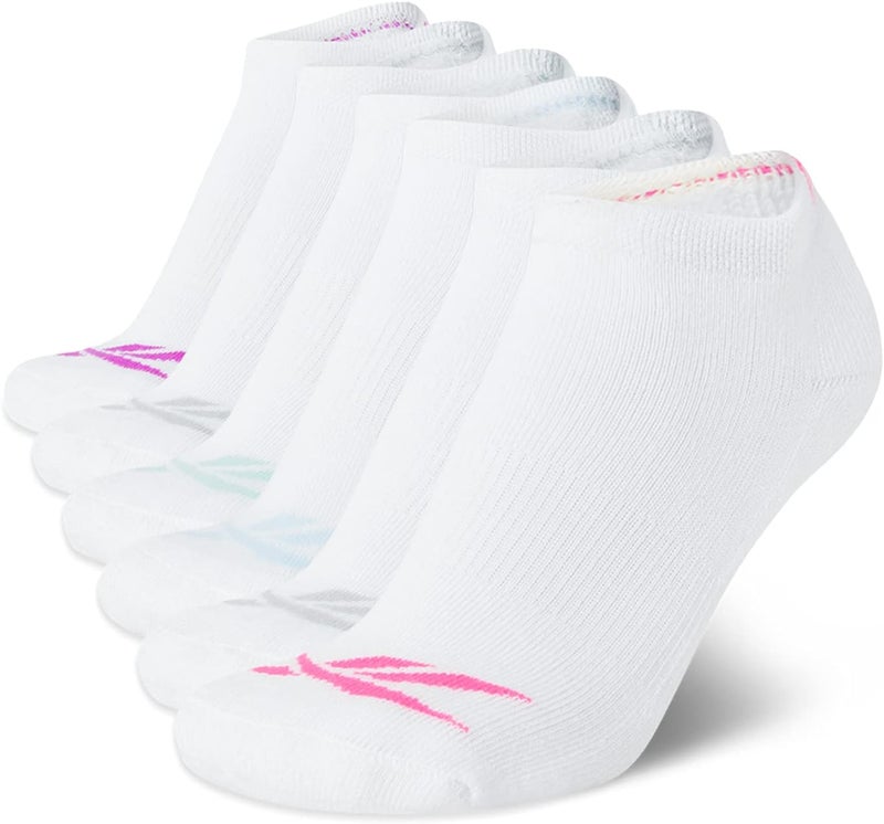 Reebok Womens Athletic Socks - Performance Cushioned Low Cut Socks (6 Pack) - Image 1