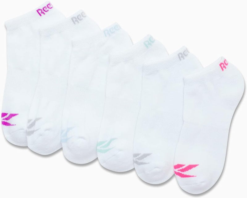 Reebok Womens Athletic Socks - Performance Cushioned Low Cut Socks (6 Pack) - Image 5
