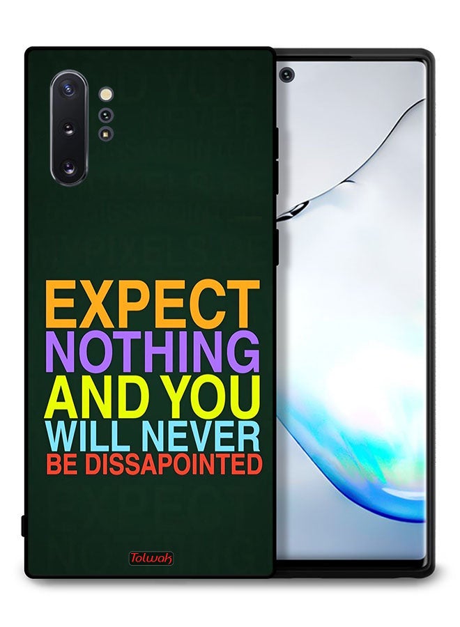 Tolwak Samsung Galaxy Note 10 Plus Protective Case Cover Expect Nothing And You Will Never Be Disappointed - Image 1