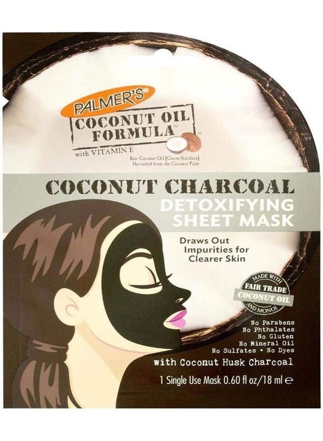 PALMER'S Palmers Coconut Charcoal Detoxifying Sheet Mask