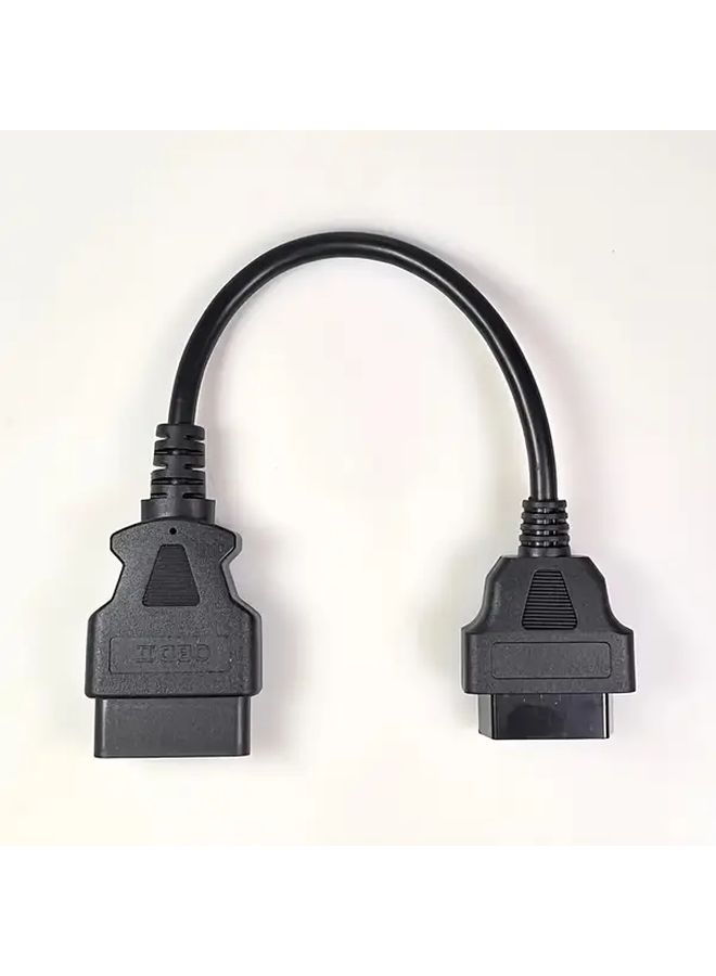 Black OBD2 Extension Cable 16 Pin Female to Male Connector for Automotive Diagnostic Tool - Image 3