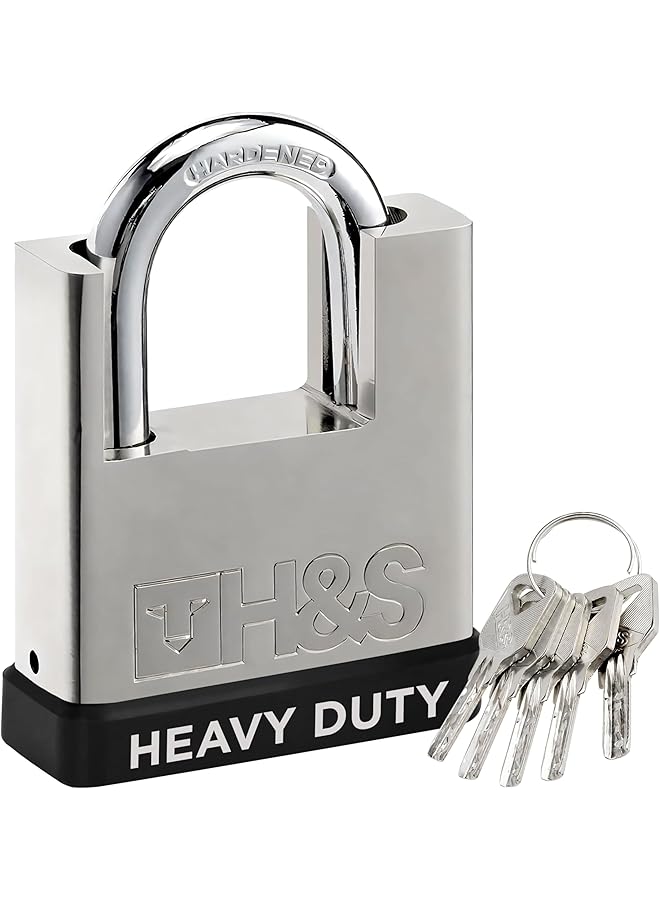 H&S قفل باب شتر ثقيل من H&S 5 مفاتيح 60 مم لحاويات المستودعات وال garages - Image 1
