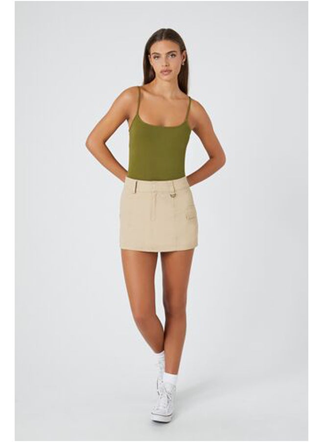 FOREVER 21 - Cotton-Blend Cami Bodysuit - Image 1
