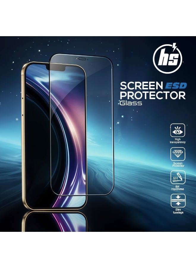 HS iPhone 16 Pro Max Clear Tempered Glass Screen Protector for iPhone 16 Pro Max – Shock & Scratch Resistant – Face ID & Full Touch Support  - Image 4