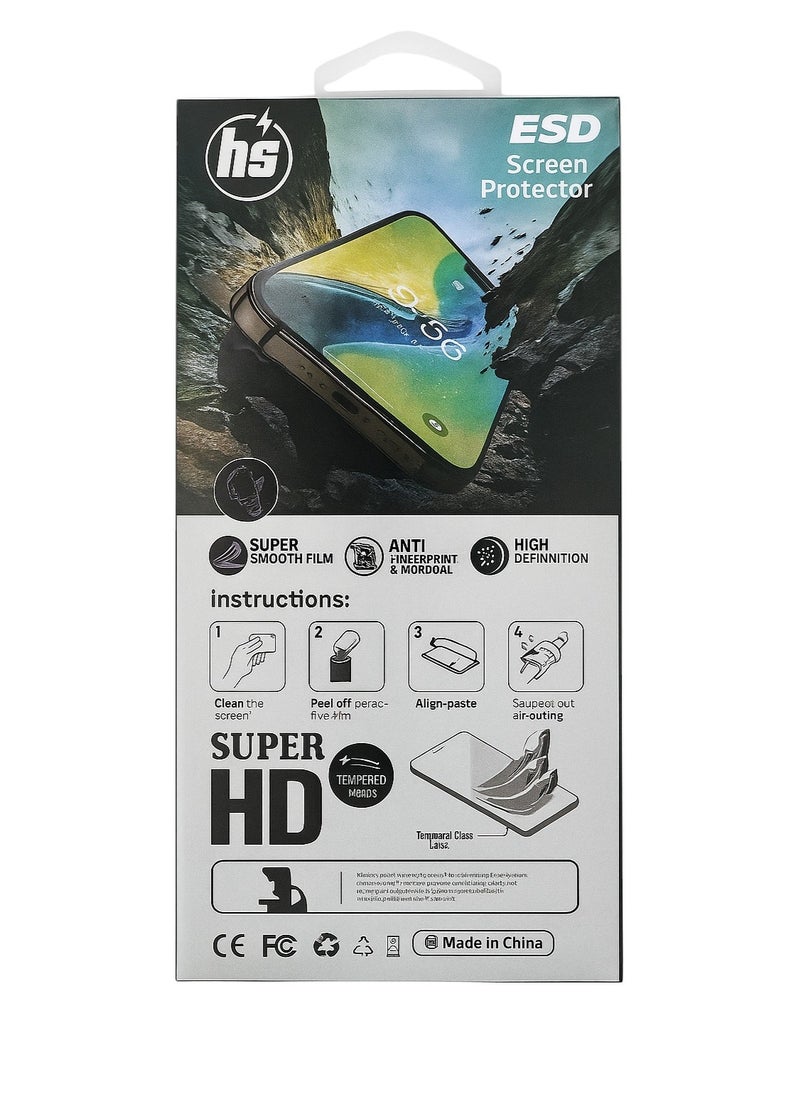 HS iPhone 16 Pro Max Clear Tempered Glass Screen Protector for iPhone 16 Pro Max – Shock & Scratch Resistant – Face ID & Full Touch Support  - Image 2
