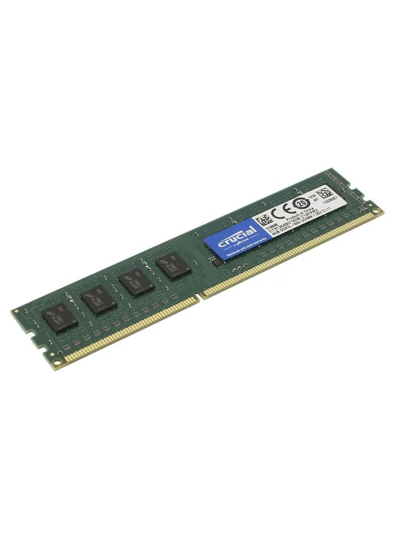 ذاكرة DDR3L 1600 MT/s PC3L-12800 CL11 UDIMM RAM خضراء
