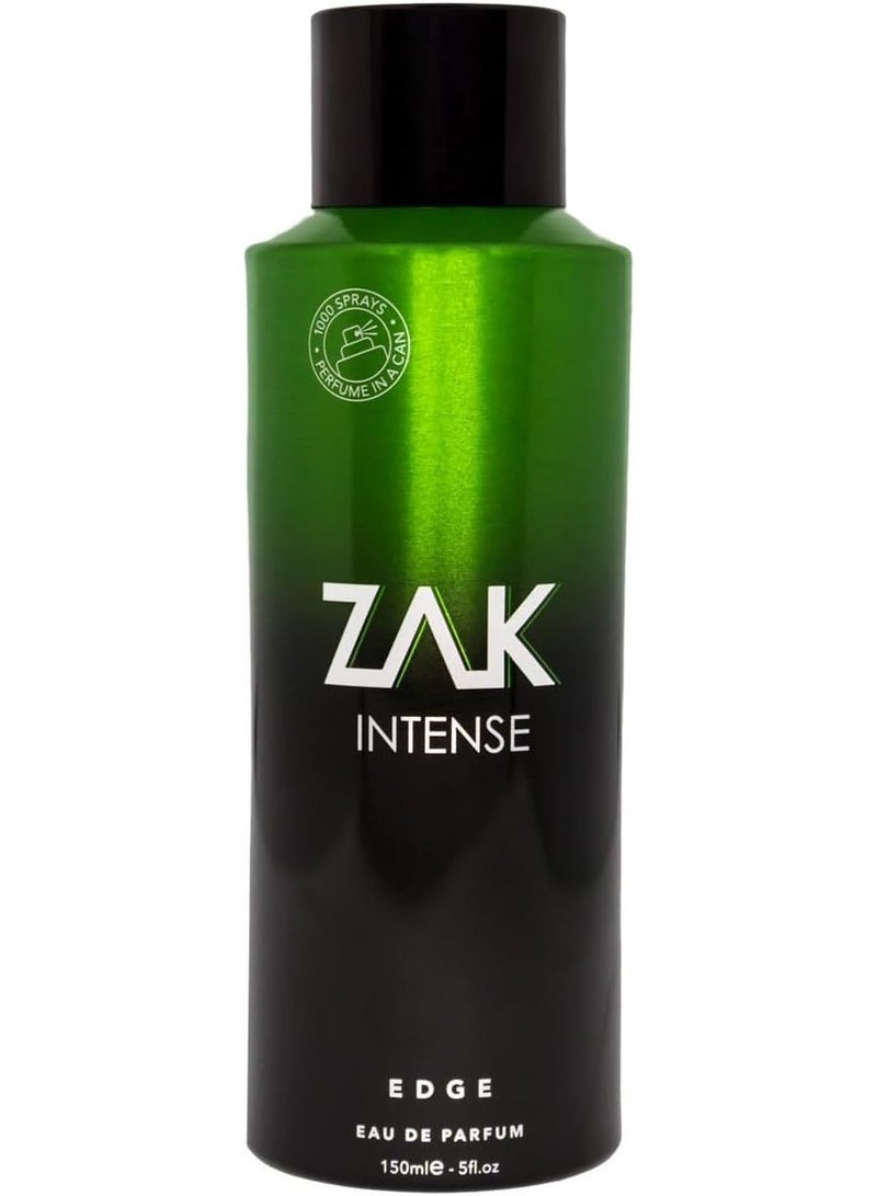 Zak Intense Edge Eau De Parfum For Men 150 Ml