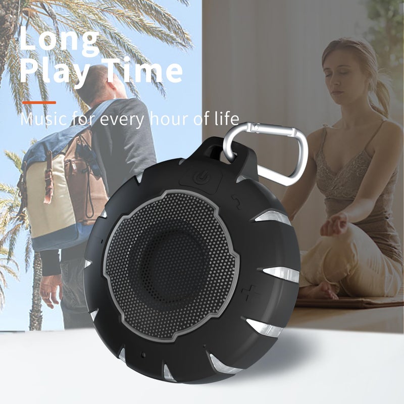 HEYSONG Waterproof Shower Bluetooth Speaker, Durable & Portable with Clear Sound, Ideal for Shower, Pool, Beach & Kayaking – Great Gift for All Ages - Image 5