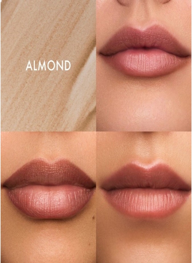Summer Fridays Flushed Lip Stain 12HR Transfer-Proof Lip Tint – Long-Lasting Hydrating Color Almond - Image 2