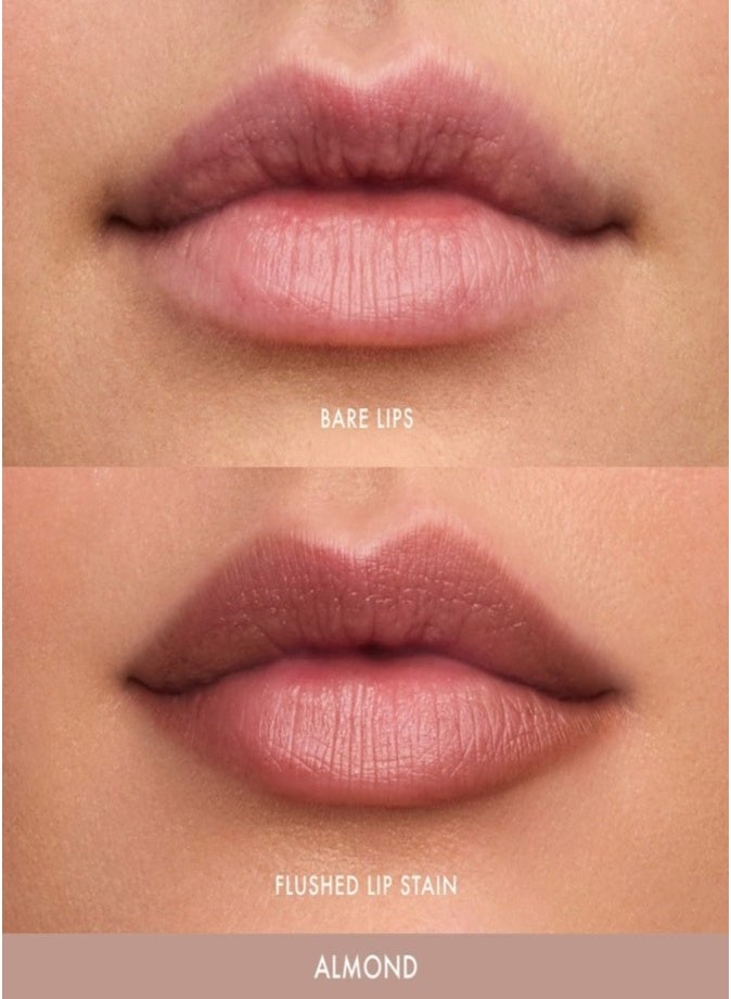 Summer Fridays Flushed Lip Stain 12HR Transfer-Proof Lip Tint – Long-Lasting Hydrating Color Almond - Image 3