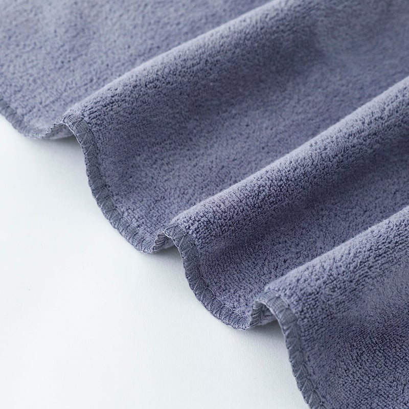 Kuber Industries Kuber Industries Face Towel | Microfiber Hand Towel | Antibacterial Face Towel | Hair & Face Towel for Man | 400 GSM Towel | SHXS40601 | Gray  - Image 2