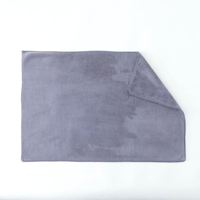 Kuber Industries Kuber Industries Face Towel | Microfiber Hand Towel | Antibacterial Face Towel | Hair & Face Towel for Man | 400 GSM Towel | SHXS40601 | Gray  - Image 4