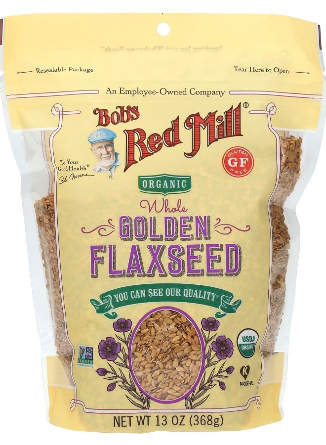 Bob's Red Mill Organic Whole Golden Flaxseed 13 oz (368 g)