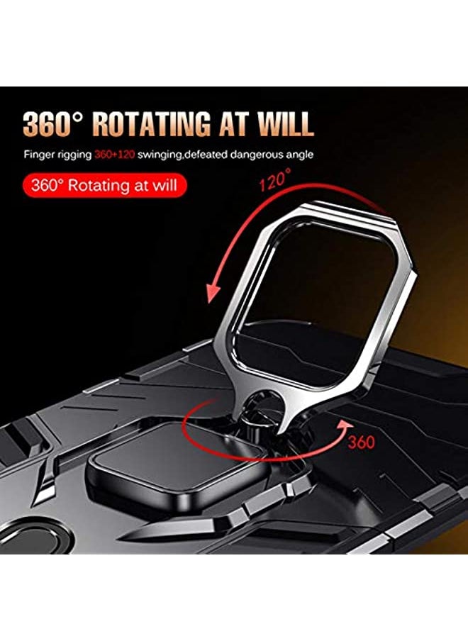 erorex - For Xiaomi Poco X3 Pro Case/Poco X3 NFC Case with Kickstand,Dual Layer Military Grade Full-Body Rugged Shell-Navy - Image 1