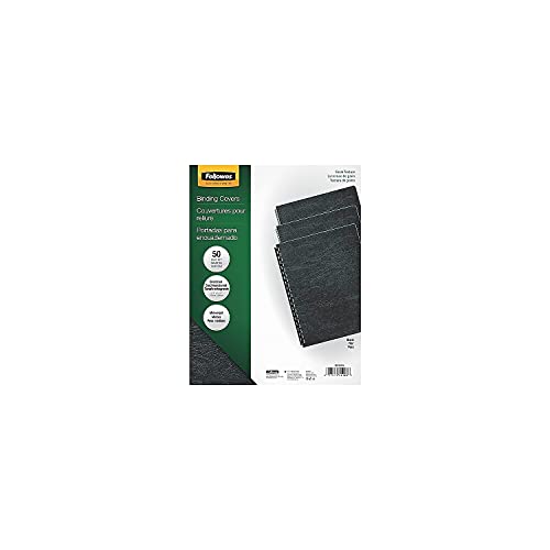 Fellowes Classic Grain Presentation Covers, Oversize, Black, 200 Pack (52138) - Image 4