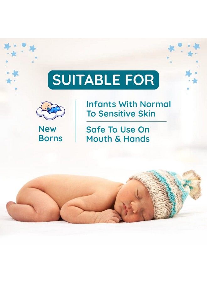 Mother Sparsh مناديل أطفال مائية نقية 99% (40X2) حزمة سفر مريحة موفرة للمال ؛ مناديل مصنوعة من قماش نباتي - Image 5