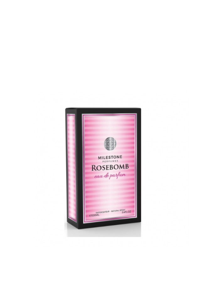 Milestone Rose Bomb EDP For Women 100ml - Image 3