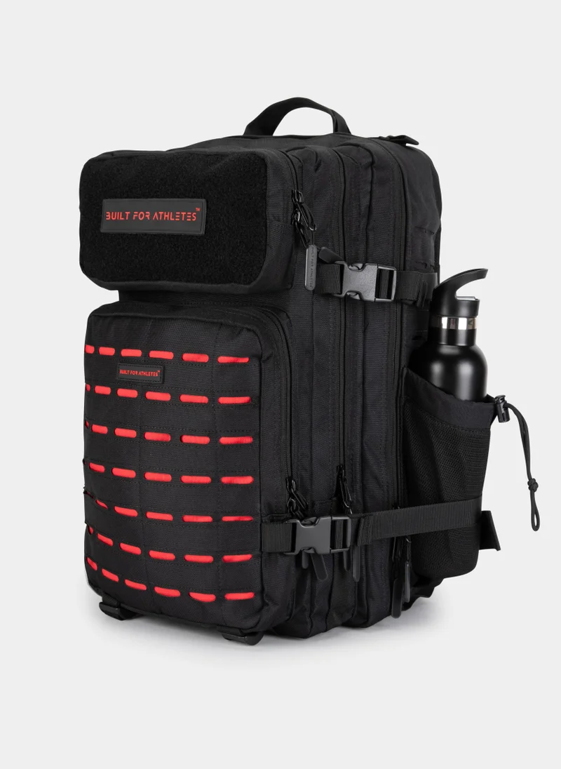 Built for Athletes LARGE GYM BACKPACK BUILT FOR ATHLETES BLACK RED