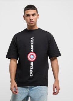 MARVEL Graphic Captain America Oversized T-Shirt  - Image 1