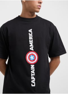 MARVEL Graphic Captain America Oversized T-Shirt  - Image 3