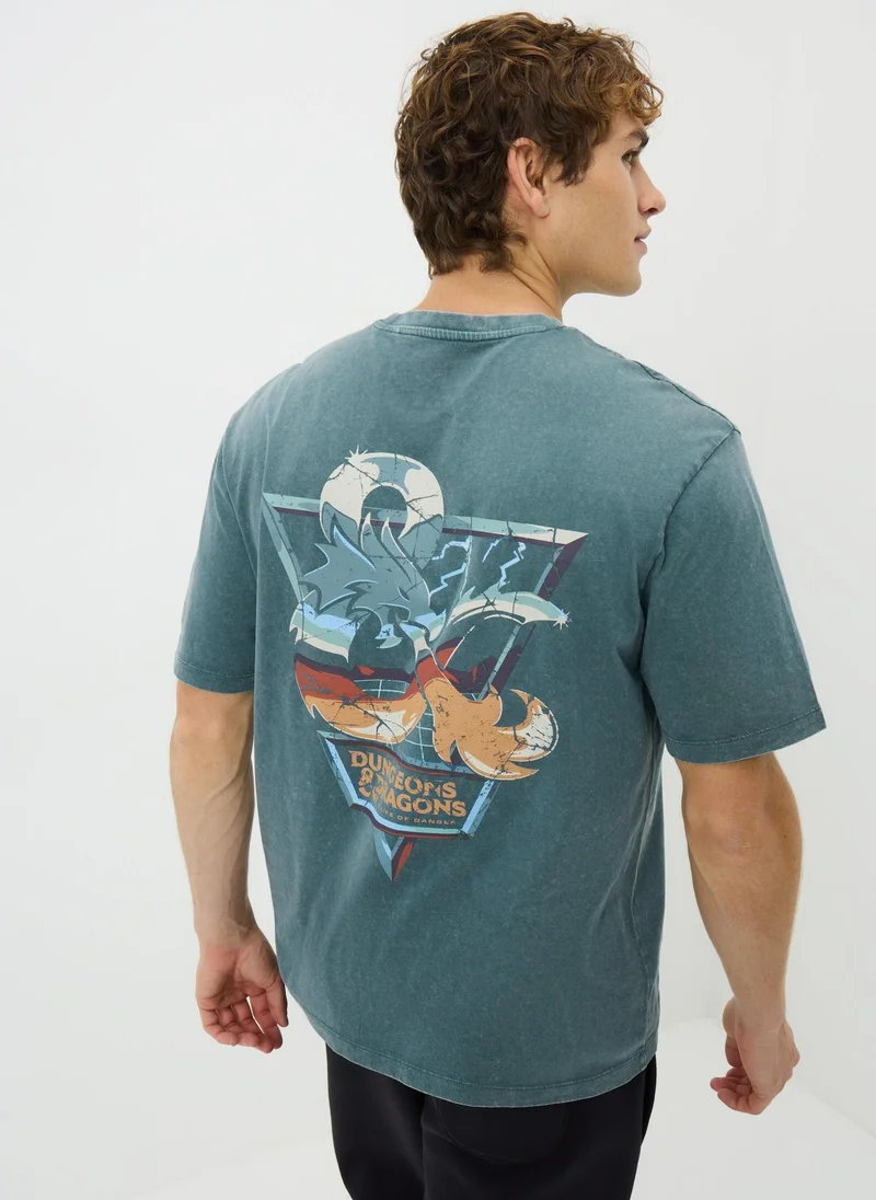 ماتلان تيشيرت أزرق دانجنز آند دراجونز