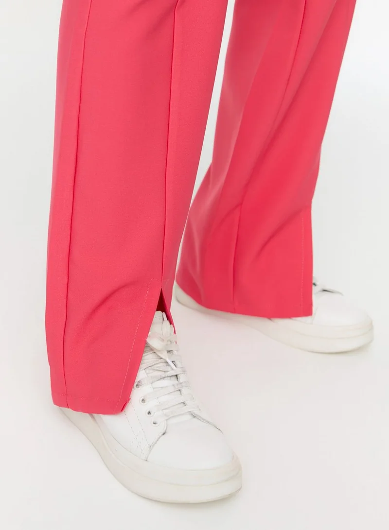 trendyol Slit Hem Wide Leg Pants