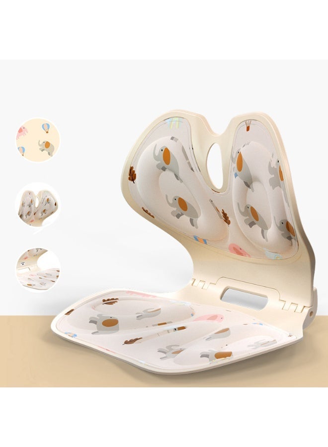 Foldable Integrated Lumbar Support Seat Cushion for Office and Home - Image 1